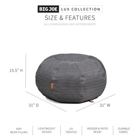 Lux Pouf - Patio Accessory