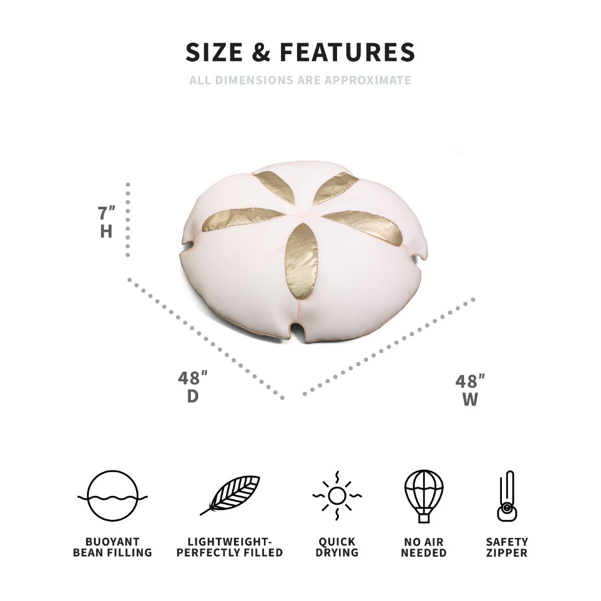 Sand Dollar - Pool Float