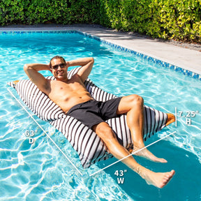 Lux Lagoon Lounger - Pool Float