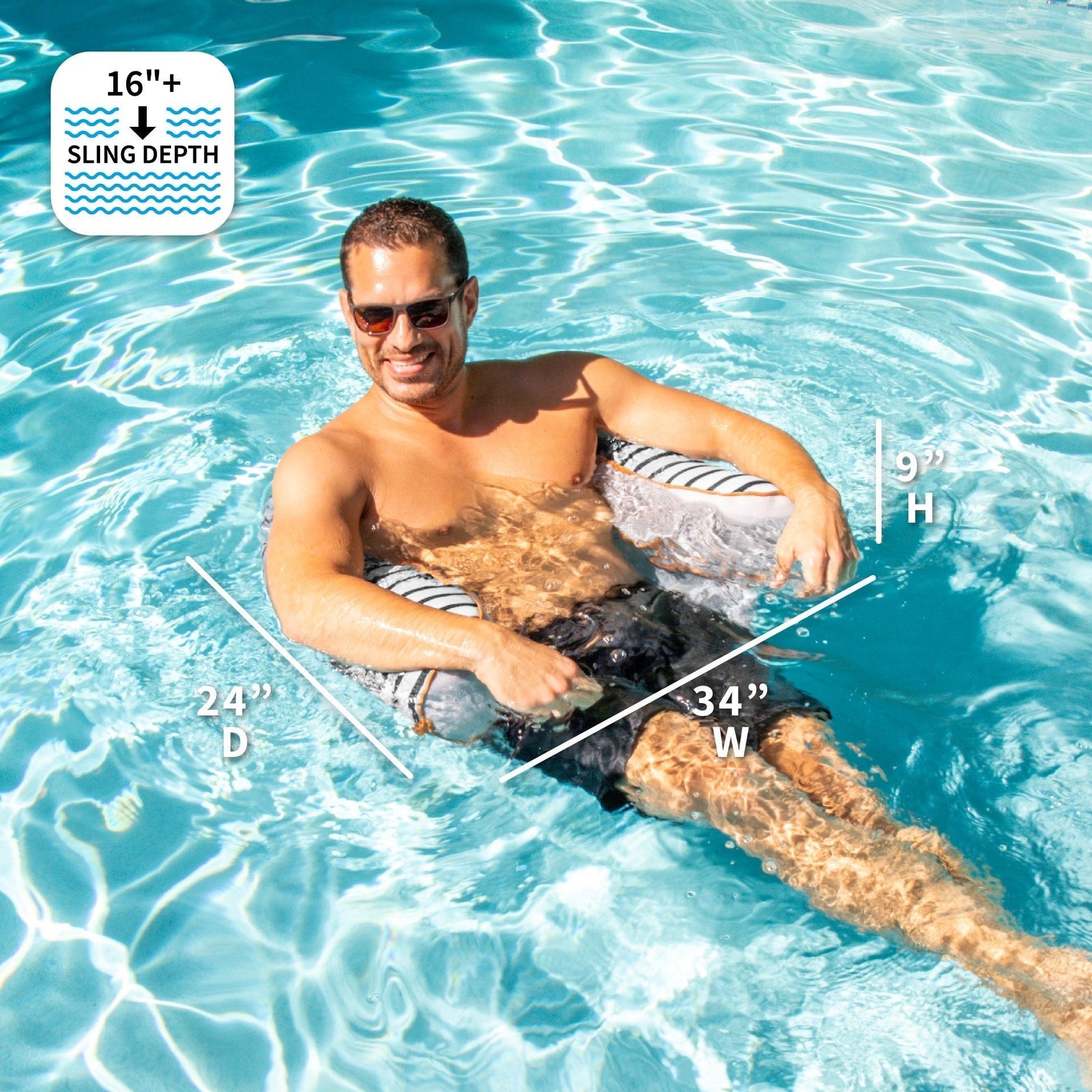 Lux Bali Sling - Pool Float