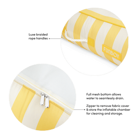Fabric Sunbed Lounger
