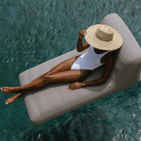 Pool Chaise, Pewter - Pool & Patio Lounger