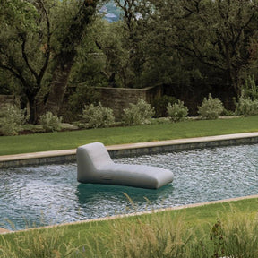 Pool Chaise, Pewter - Pool & Patio Lounger