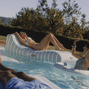 Fabric Sunbed Lounger