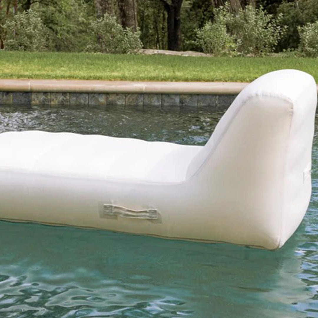 Pool Chaise, Ivory - Pool & Patio Lounger