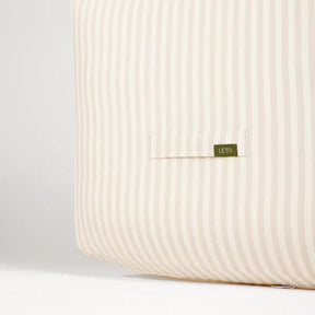 Pool Chaise, Ivory/Flax Stripe - Pool & Patio Lounger
